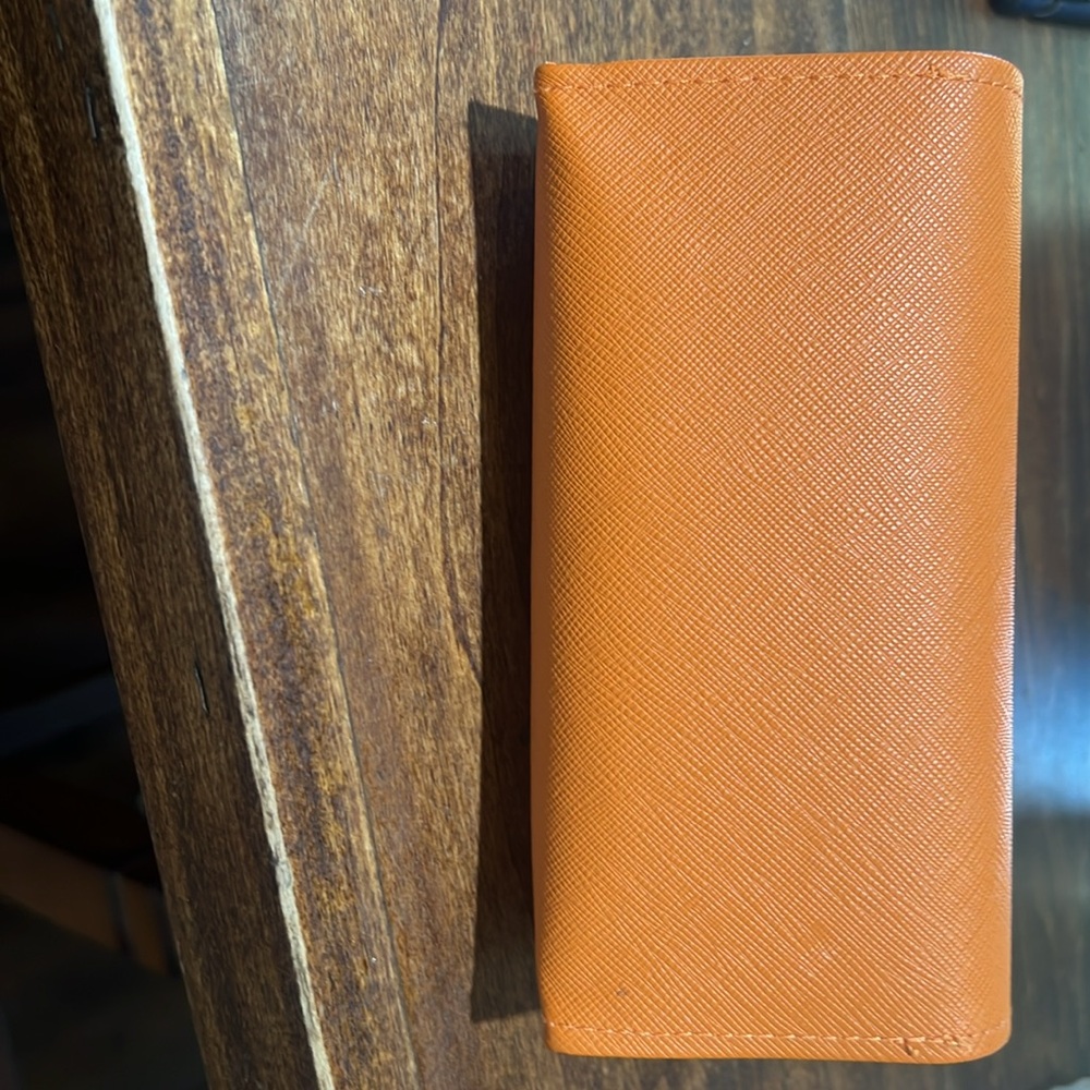 Tory Burch Orange Sunglasses Eyeglass Case - Picture 4 of 7